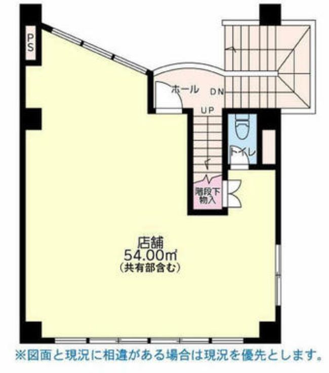 SA-03　1フロア 1テナント スケルトン 土日祝日利用可　マスダビル2階