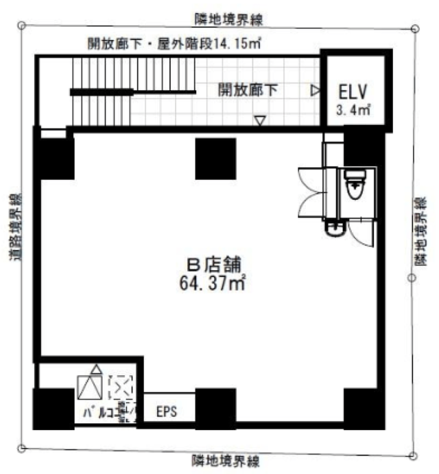 中目黒 重飲食・バー・美容室等相談可能！2階